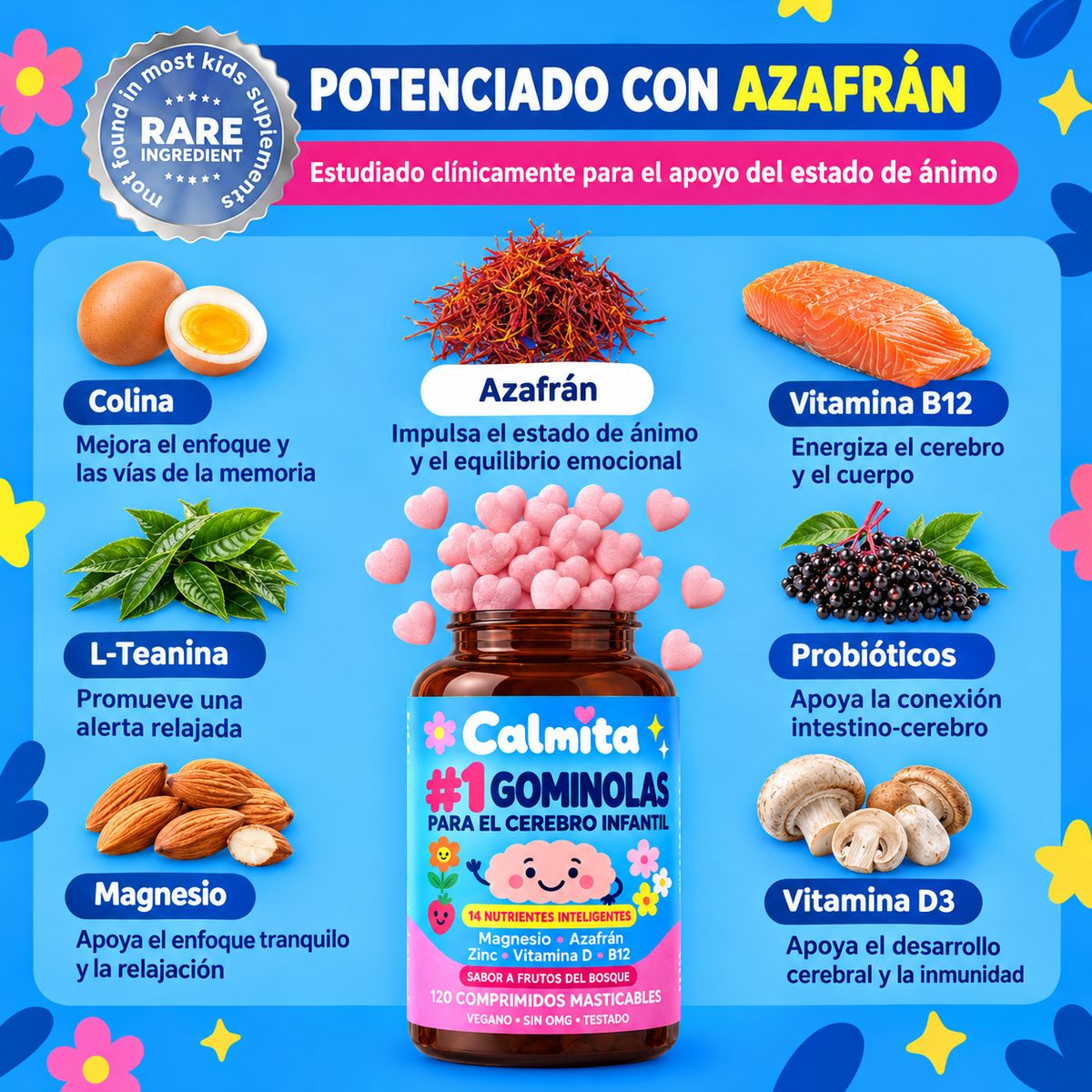 Calmita Gomitas de Azafrán